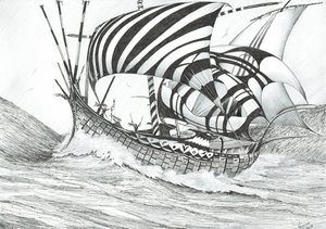 Stormscheppers Ionische Zee, 2017 door Vincent Alexander Booth