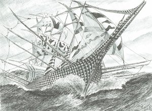 Stormscheppers Lagoa Mangueira, 2021 door Vincent Alexander Booth