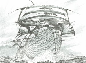 Stormscheppers Lake Victoria door Vincent Alexander Booth