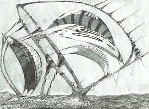 Storm Scheppers Laptev Zee door Vincent Alexander Booth