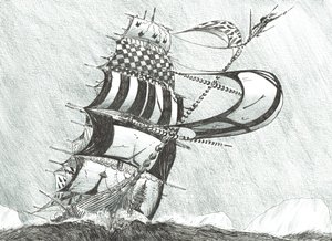 Storm Scheppers Prins Gustav Adolf Zee door Vincent Alexander Booth