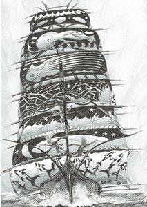 Storm Scheppers Rode Zee door Vincent Alexander Booth