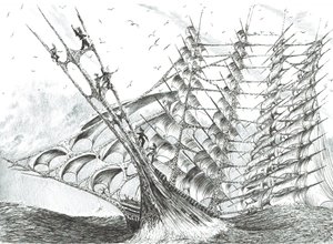 Stormscheppers redden Gele Zee door Vincent Alexander Booth