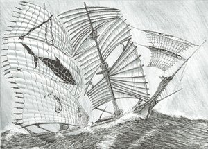 Storm Scheppers Savu Zee door Vincent Alexander Booth