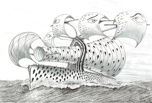 Stormscheppers Van Diemen Golf door Vincent Alexander Booth