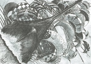 Stormscheppers Adriatische Zee door Vincent Alexander Booth