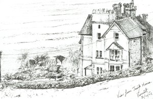 Het Jezuïetenhuis aan de Welshe kust, 2005 door Vincent Alexander Booth
