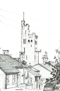 Toren in Knutsford, 2003 door Vincent Alexander Booth