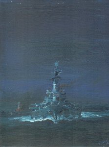 USS Washington ziet Kirishima op radar bij Guadalcanal 1942