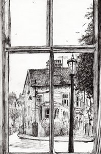Uitzicht vanaf Old Hall Hotel Buxton, 2009 door Vincent Alexander Booth
