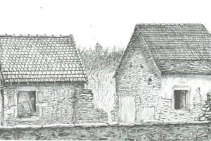 Huis nabij Frans/Zwitserse grens, 2008 door Vincent Alexander Booth