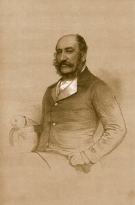 De hertog van Beaufort. K.G., 1879 door Vincent Brooks Day and Son