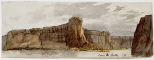 Canyon de Chelly Nr. 3 (Canyon de Chelly, Arizona Carsons Needle 500 voet), 1869-1871