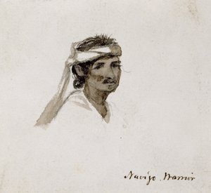 Navajo krijger, 1869-1871