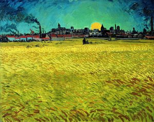 Zomeravond, 1888 door Vincent van Gogh