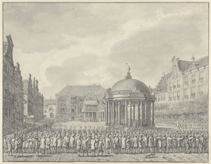 Beëdiging van het Regeringsreglement op de Grote Markt te Haarlem, 5 september 1787