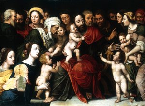 Jezus met de kleine kinderen