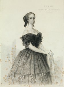 Portret van keizerin Eugenie door Vincent Vidal
