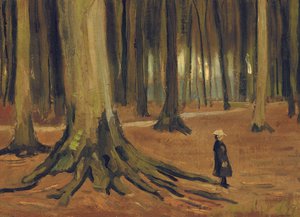 Een Meisje in een Bos