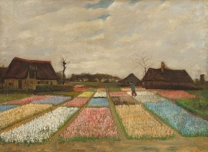 Bloembedden in Holland door Vincent van Gogh