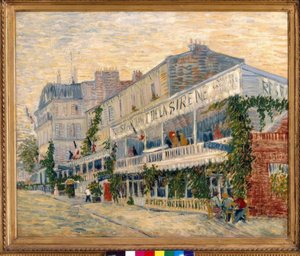 Het Restaurant de la Sirène in Asnières door Vincent van Gogh