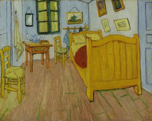 De slaapkamer door Vincent van Gogh
