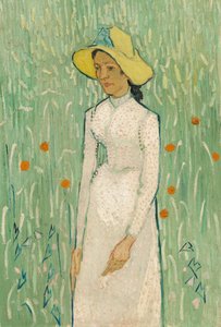 Meisje in Wit door Vincent van Gogh