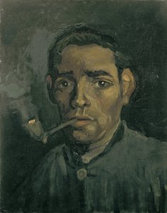 Hoofd van een man, 1884-1885 door Vincent van Gogh