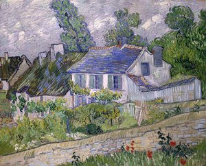 Huizen in Auvers door Vincent van Gogh