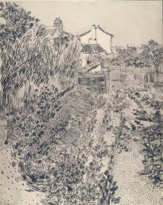 Kleine boerentuin door Vincent van Gogh