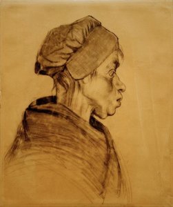 Hoofd van een Vrouw door Vincent van Gogh