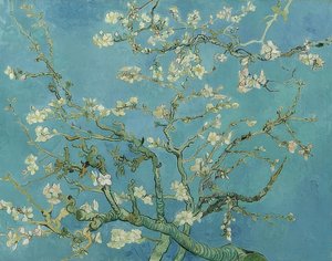 Amandelbloesem. 1890 door Vincent van Gogh