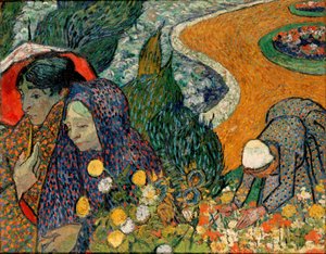 Herinnering aan de tuin in Etten (Dames van Arles) door Vincent van Gogh
