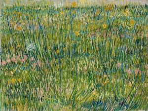 Grasveld door Vincent van Gogh