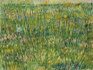 Grasstuk door Vincent van Gogh