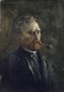 Zelfportret (detail) door Vincent van Gogh