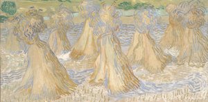 Schoven Tarwe, Juli 1890 door Vincent van Gogh