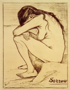 Verdriet door Vincent van Gogh