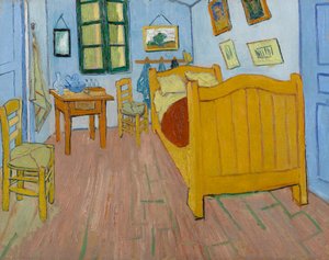 De slaapkamer door Vincent van Gogh