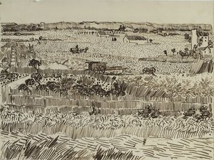 De oogst in de Provence voor Émile Bernard