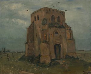 De oude kerktoren in Nuenen