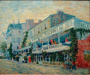 Het Sirene-restaurant in Asnieres door Vincent van Gogh