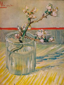 Bloeiende amandeltak, 1888 door Vincent van Gogh