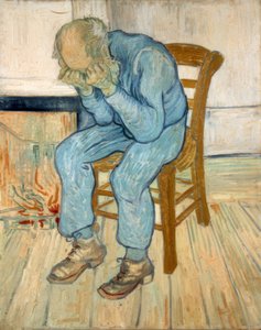 Rouwende oude man door Vincent van Gogh