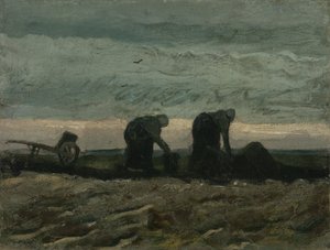 Twee vrouwen op de heide door Vincent van Gogh
