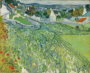Wijngaarden in Auvers. 1890