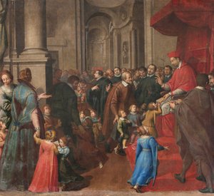 Milaan, Kerk van San Francesco da Paola, Fratelli Campi, San Carlo sticht de school van christelijke leer
