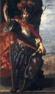 Portret van Athaulf koning van de Visigoten door Vincenzo Carducci