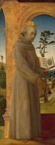 Sint Bernardinus van Siena door Vincenzo Foppa