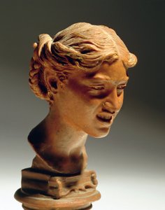 Hoofd van een vrouw uit Capri, door Vincenzo Gemito